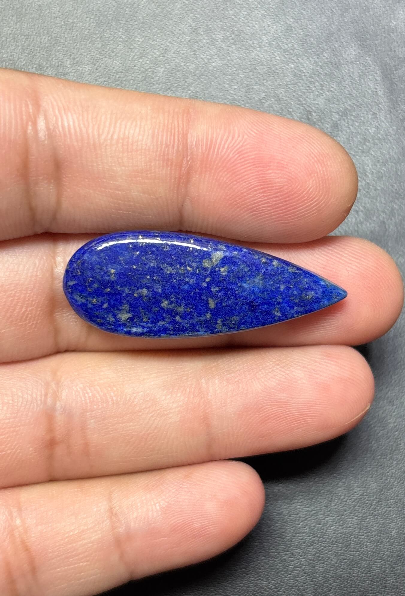 36mm Premium Lapis Lazuli Cabochon - Image 2