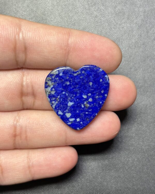 27mm Natural Lapis Lazuli Heart Cabochon