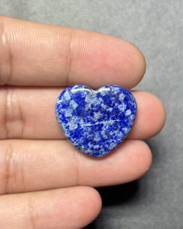 22mm Lapis Lazuli Heart Cabochon – One of a Kind