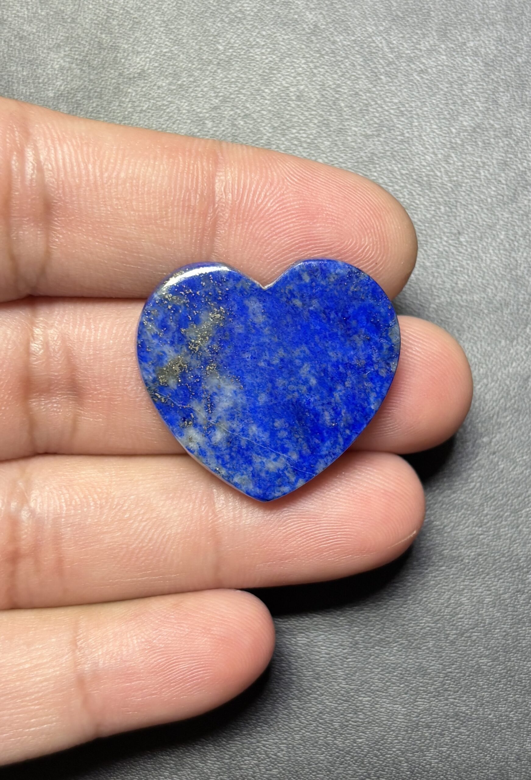 25mm Lapis Lazuli Heart Jewelry Stone