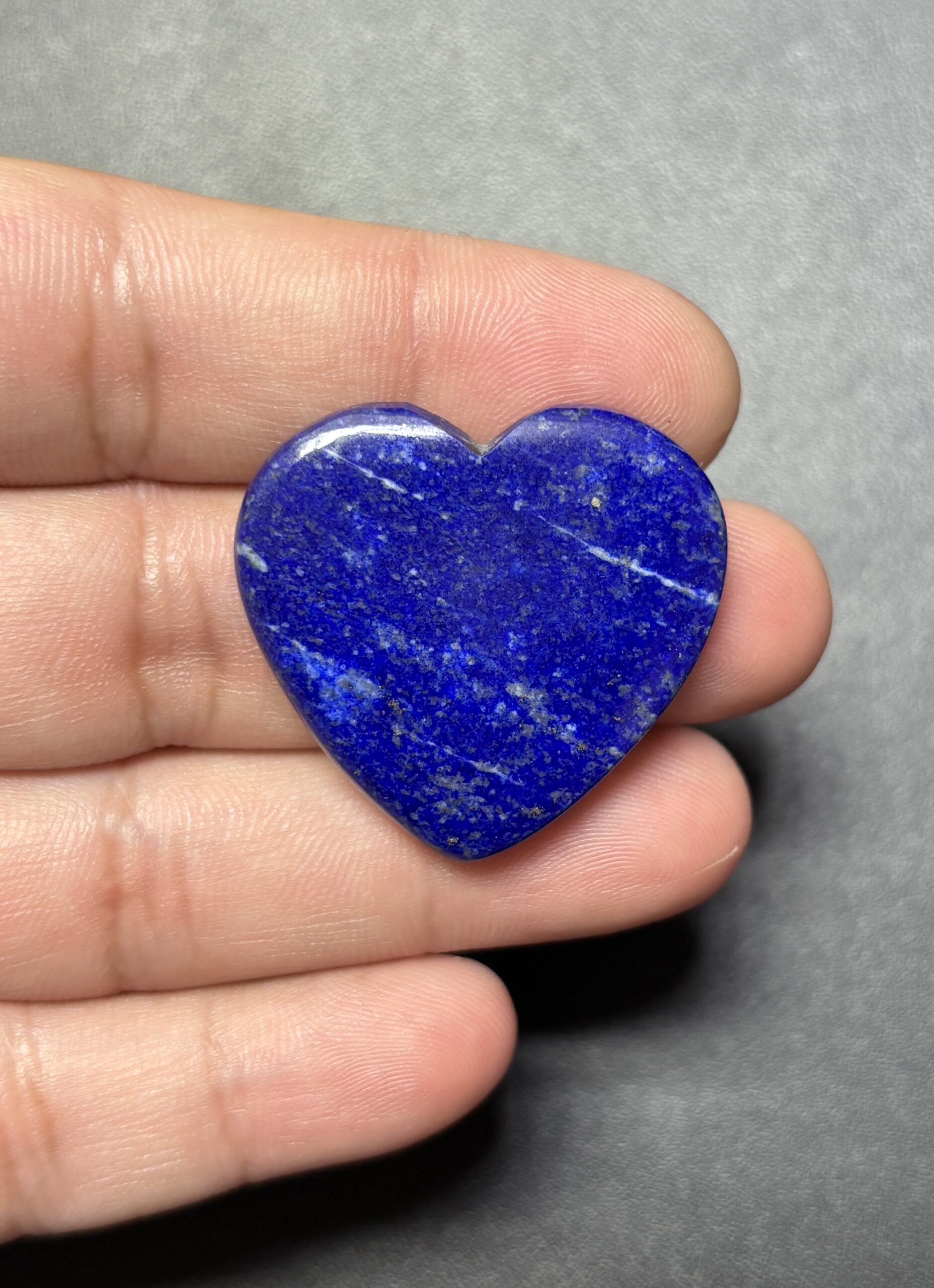 30mm Lapis Lazuli Heart Statement Gemstone