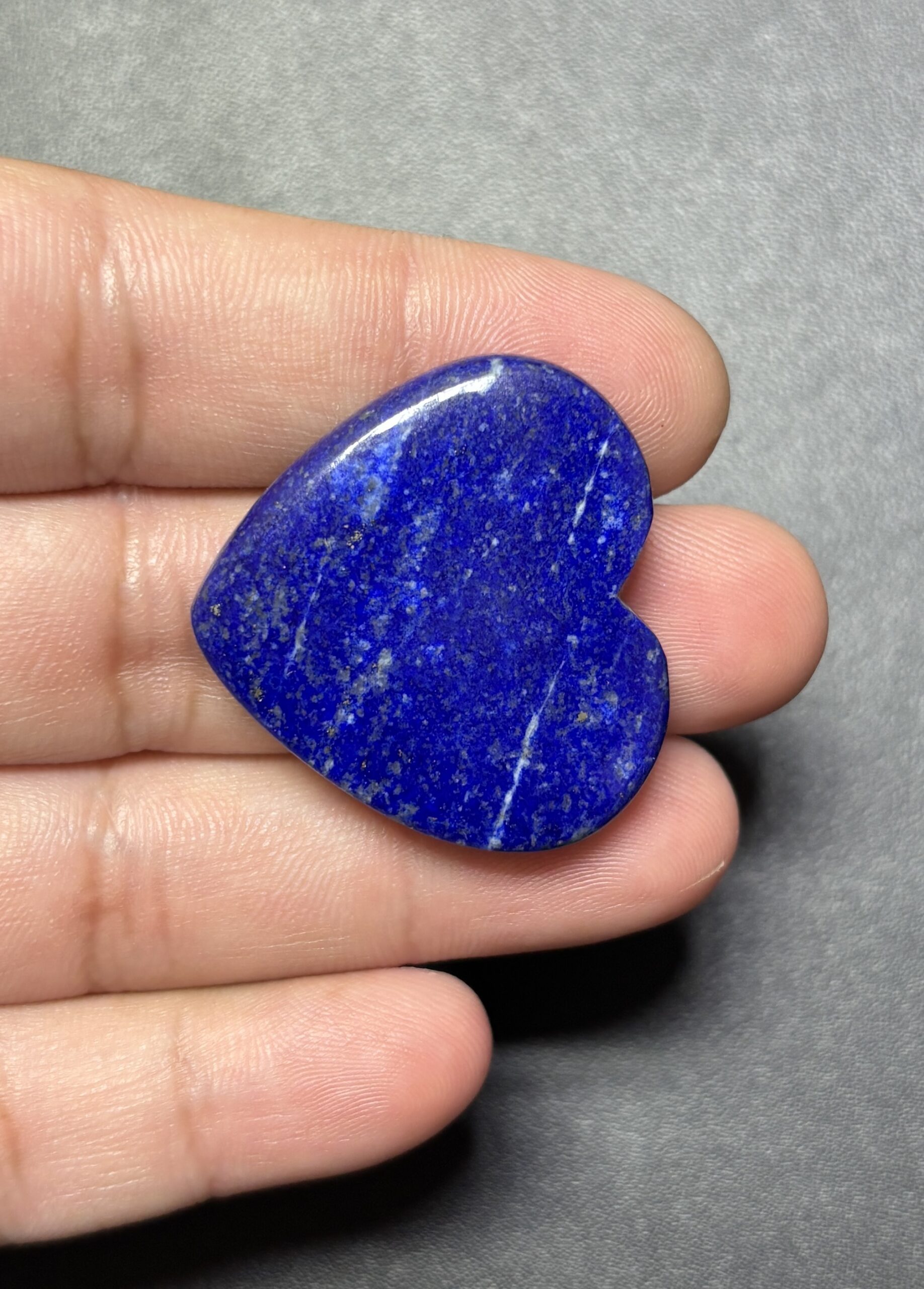 30mm Lapis Lazuli Heart Statement Gemstone - Image 2