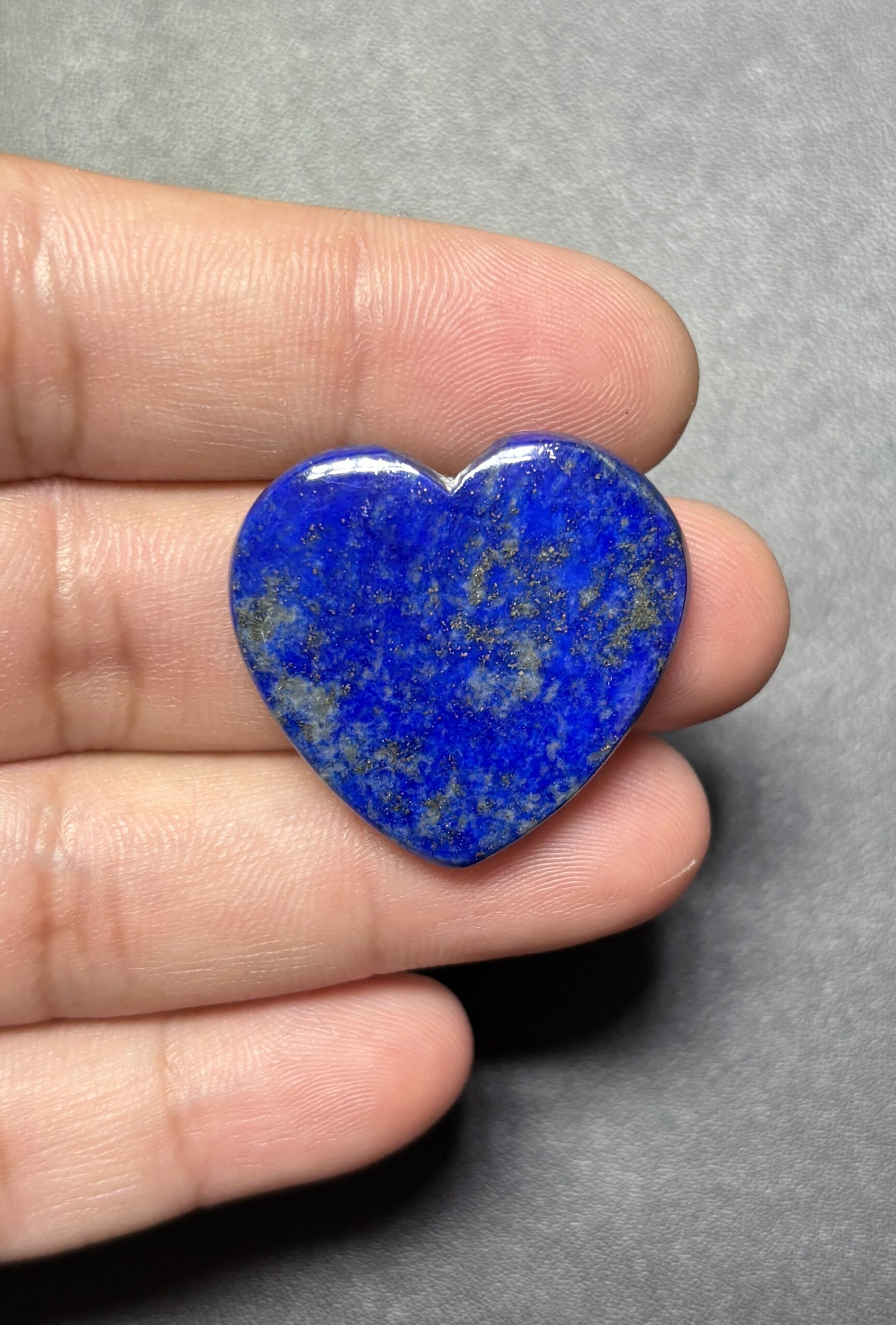 28mm Lapis Lazuli Heart Cabochon for Pendant Making