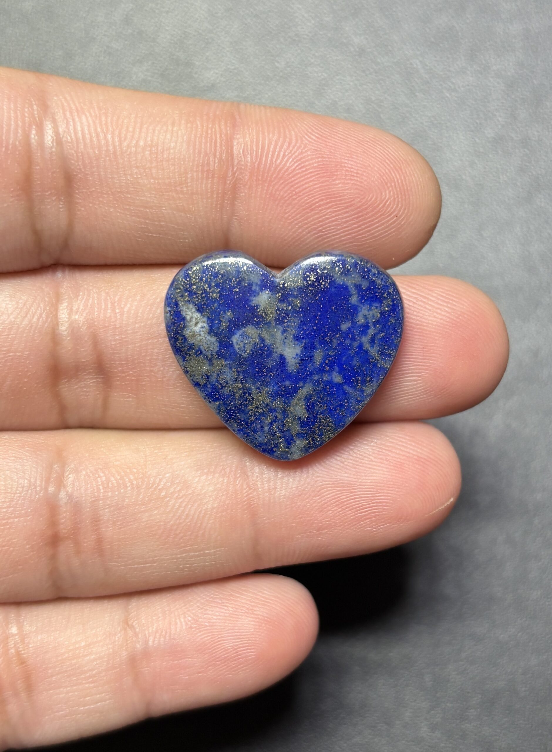 22mm Lapis Lazuli Heart Natural Cabochon