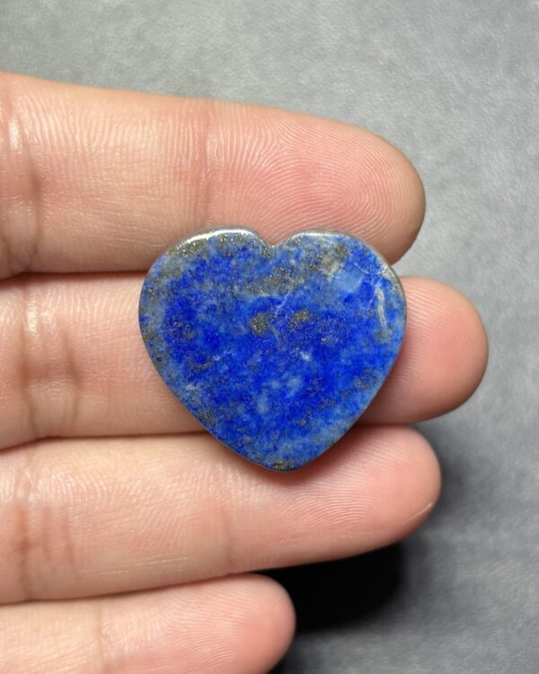 25mm Lapis Lazuli Heart Cabochon – Exact Piece