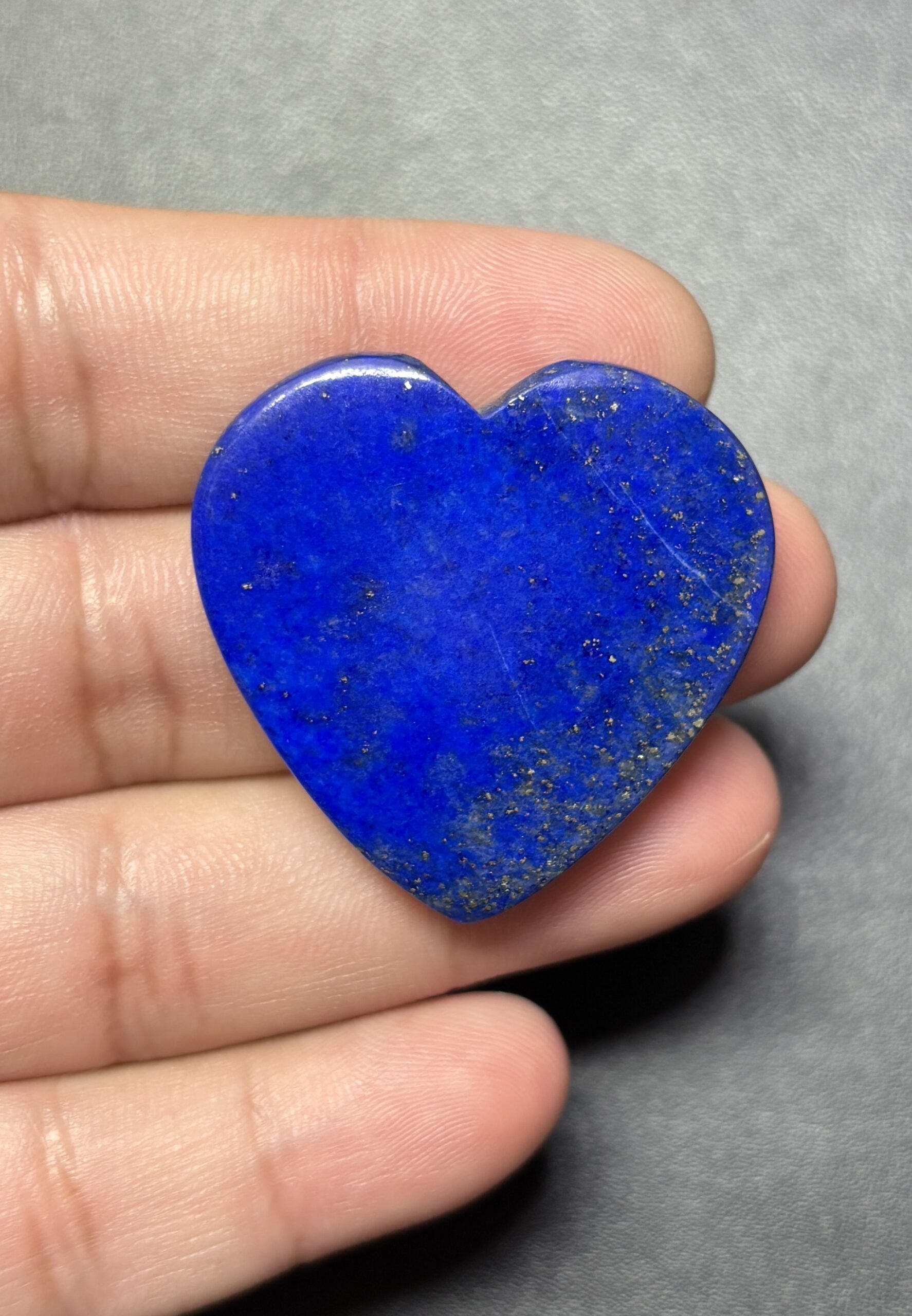 35mm Large Lapis Lazuli Heart Cabochon