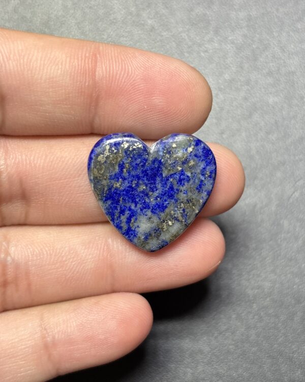 23mm Lapis Lazuli Heart Cabochon for Jewelry Making