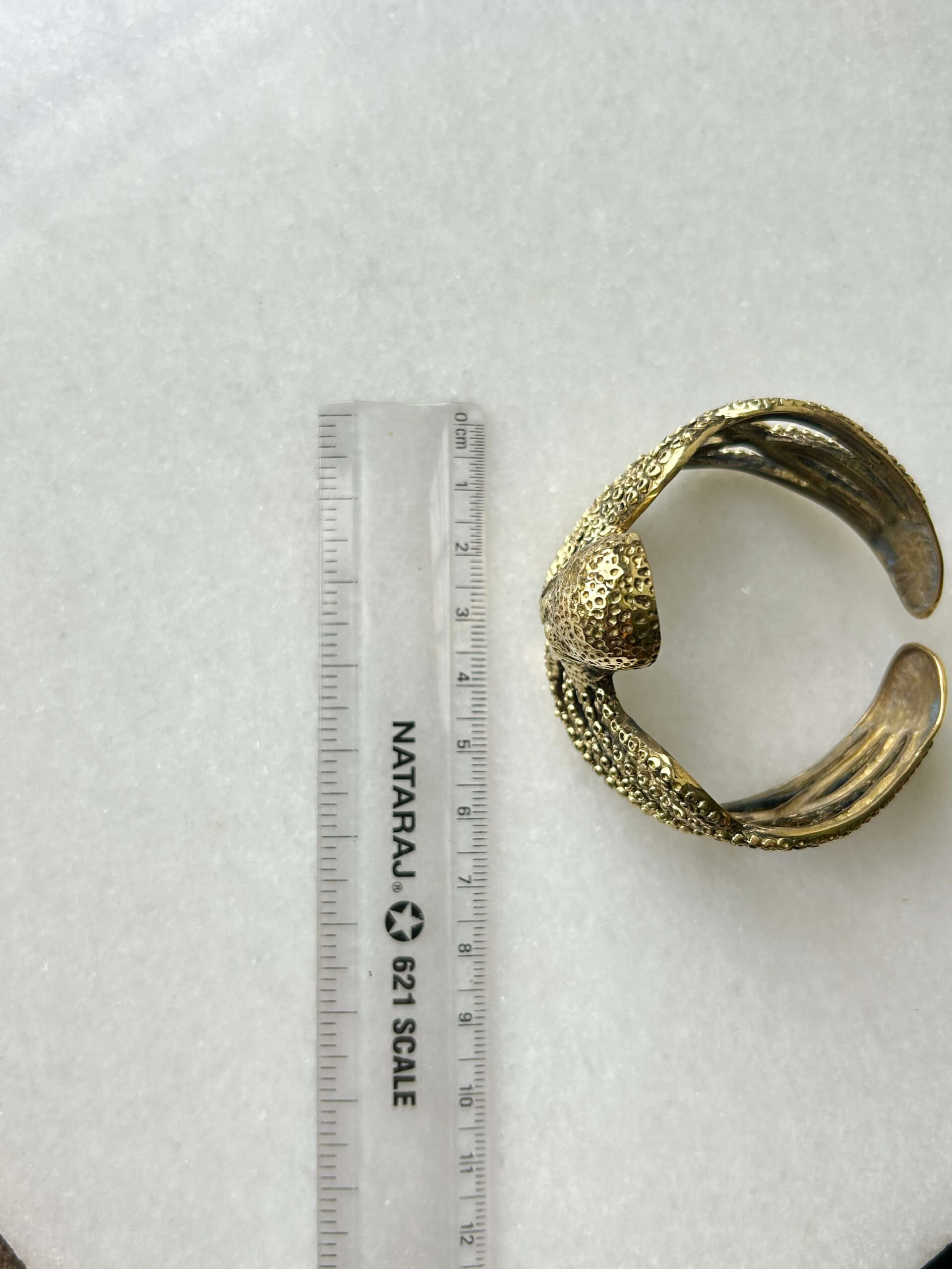 Octopus Statement Brass Cuff Bracelet - Image 3