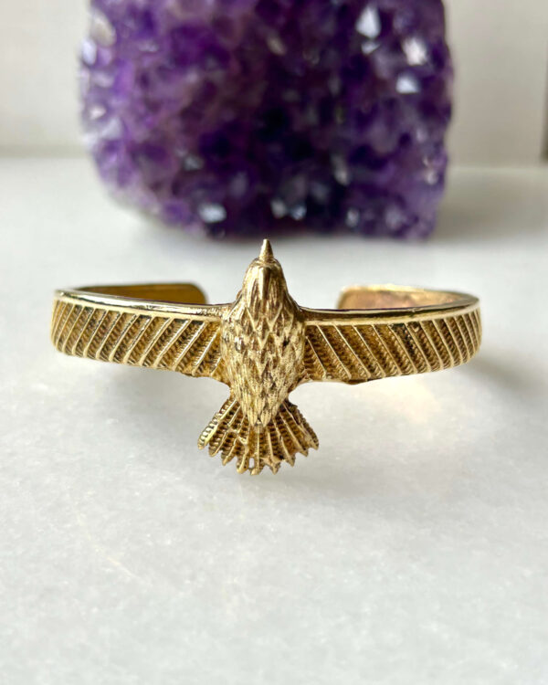 Eagle Brass Cuff Bracelet