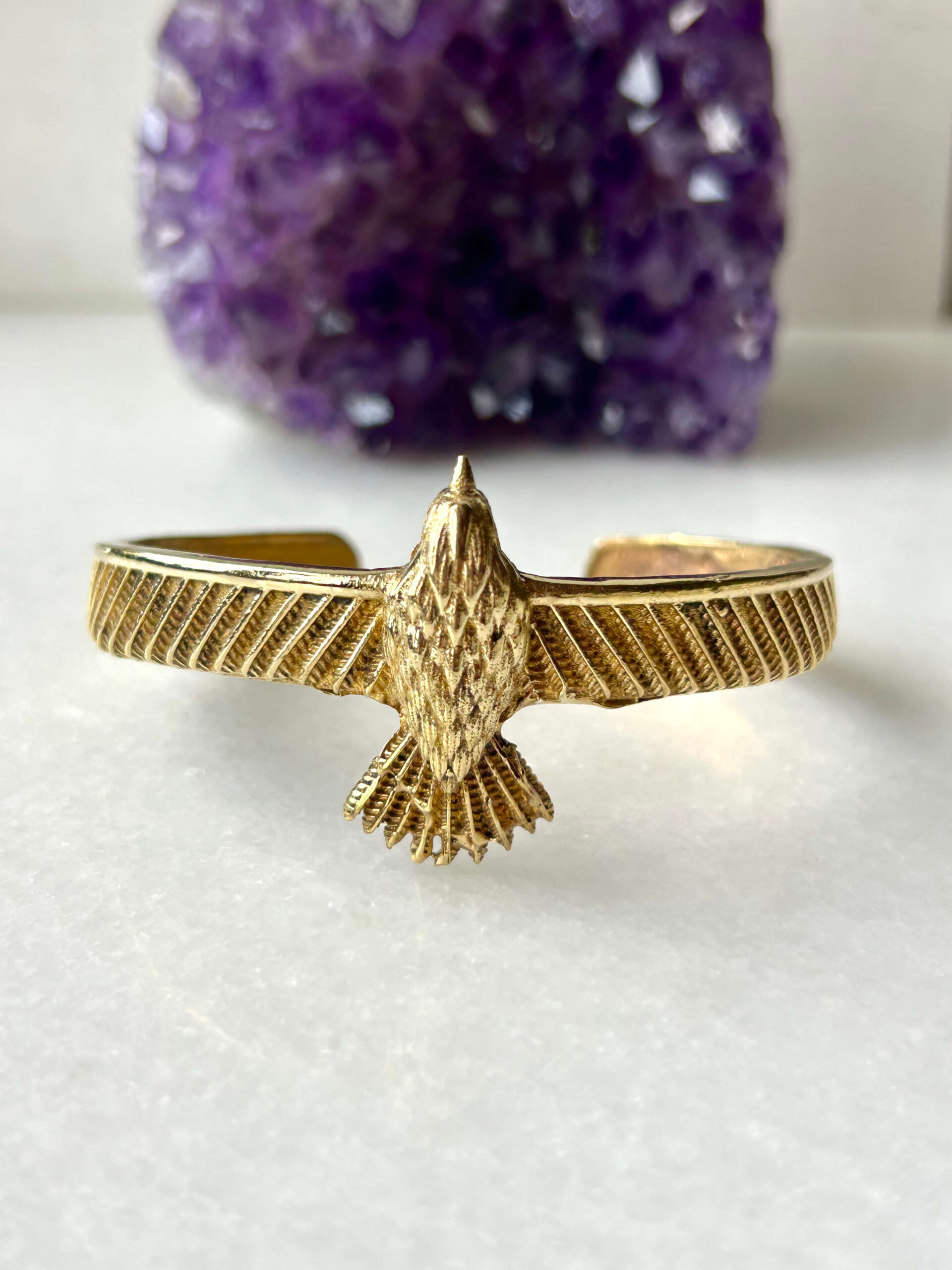 Eagle Brass Cuff Bracelet