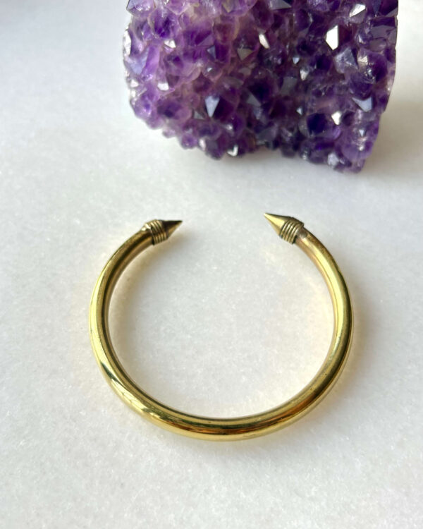 Sleek Brass Cuff Bracelet