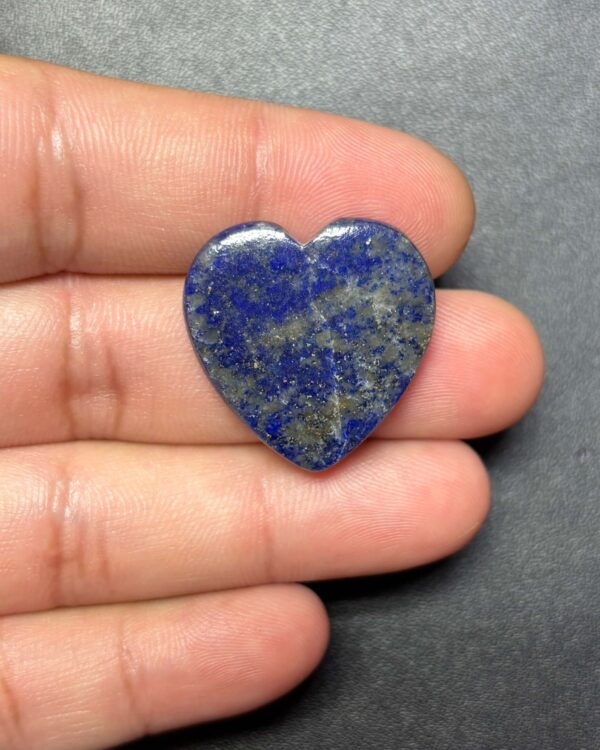 26mm Natural Lapis Lazuli Heart Gemstone