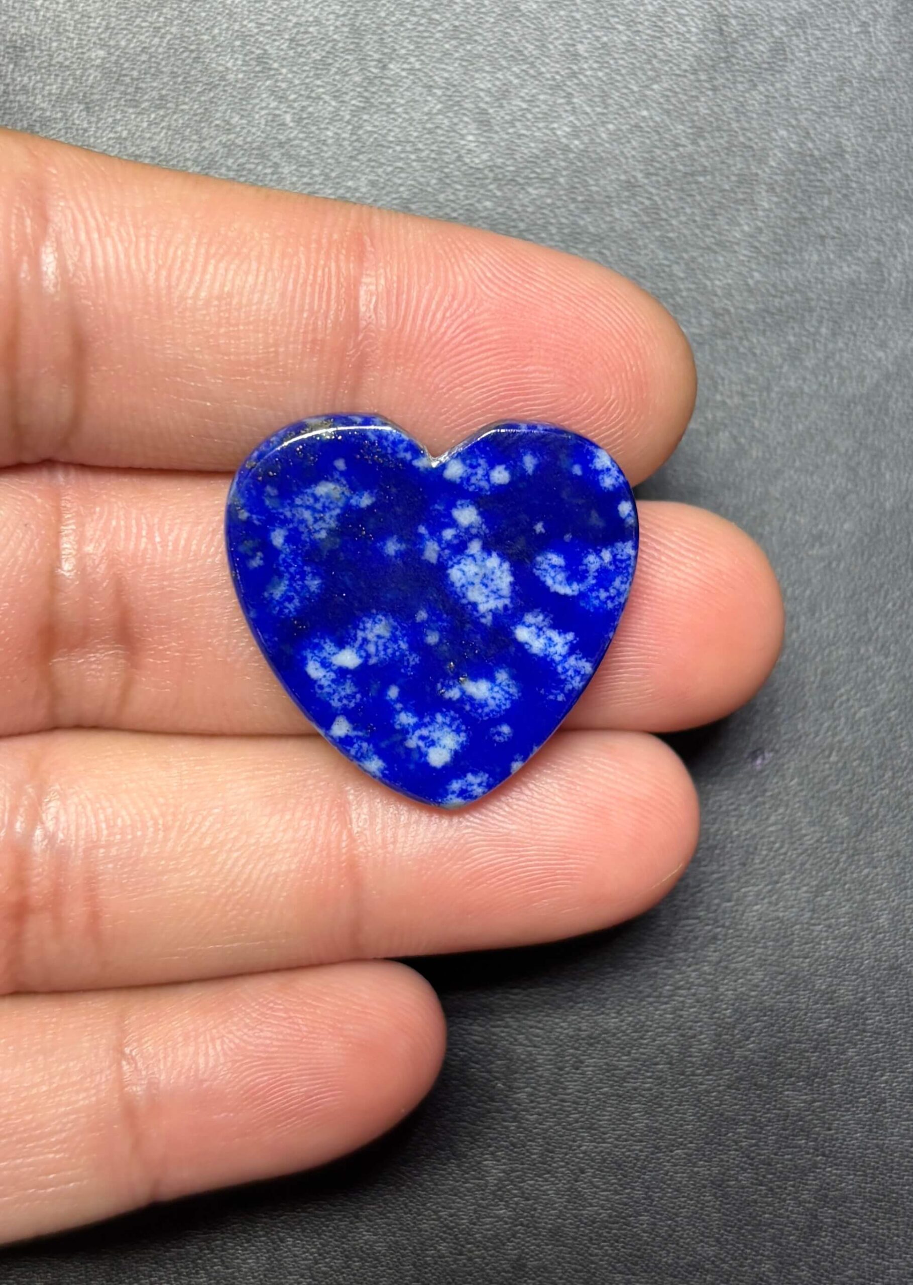 25mm Lapis Lazuli Heart Cabochon