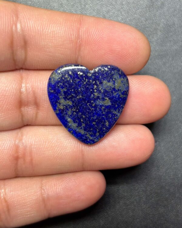 26mm Unique Lapis Lazuli Heart Cabochon