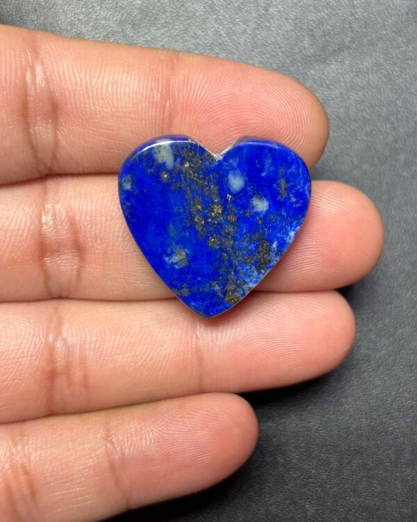 26mm Lapis Lazuli Heart Gemstone – One of a Kind