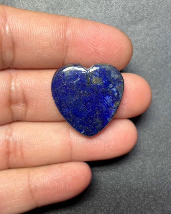 25mm Blue Lapis Lazuli Heart Cabochon