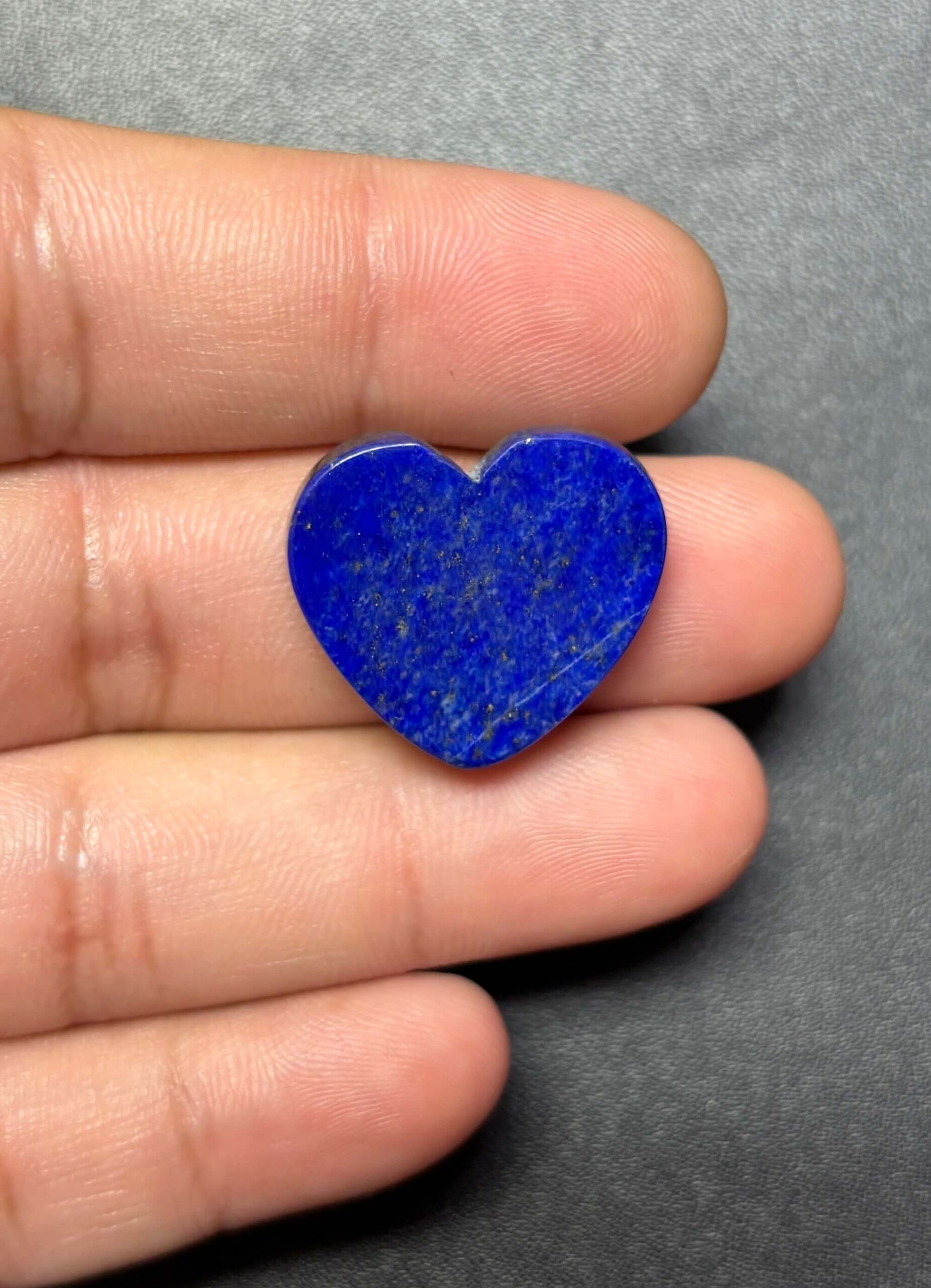 21mm Lapis Lazuli Heart Gemstone