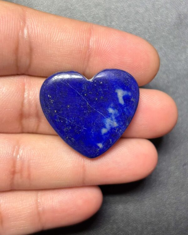27mm Hand Selected Lapis Lazuli Heart