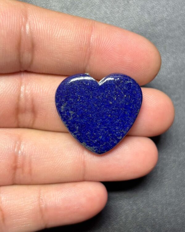 25mm Lapis Lazuli Heart for Micro Macramé