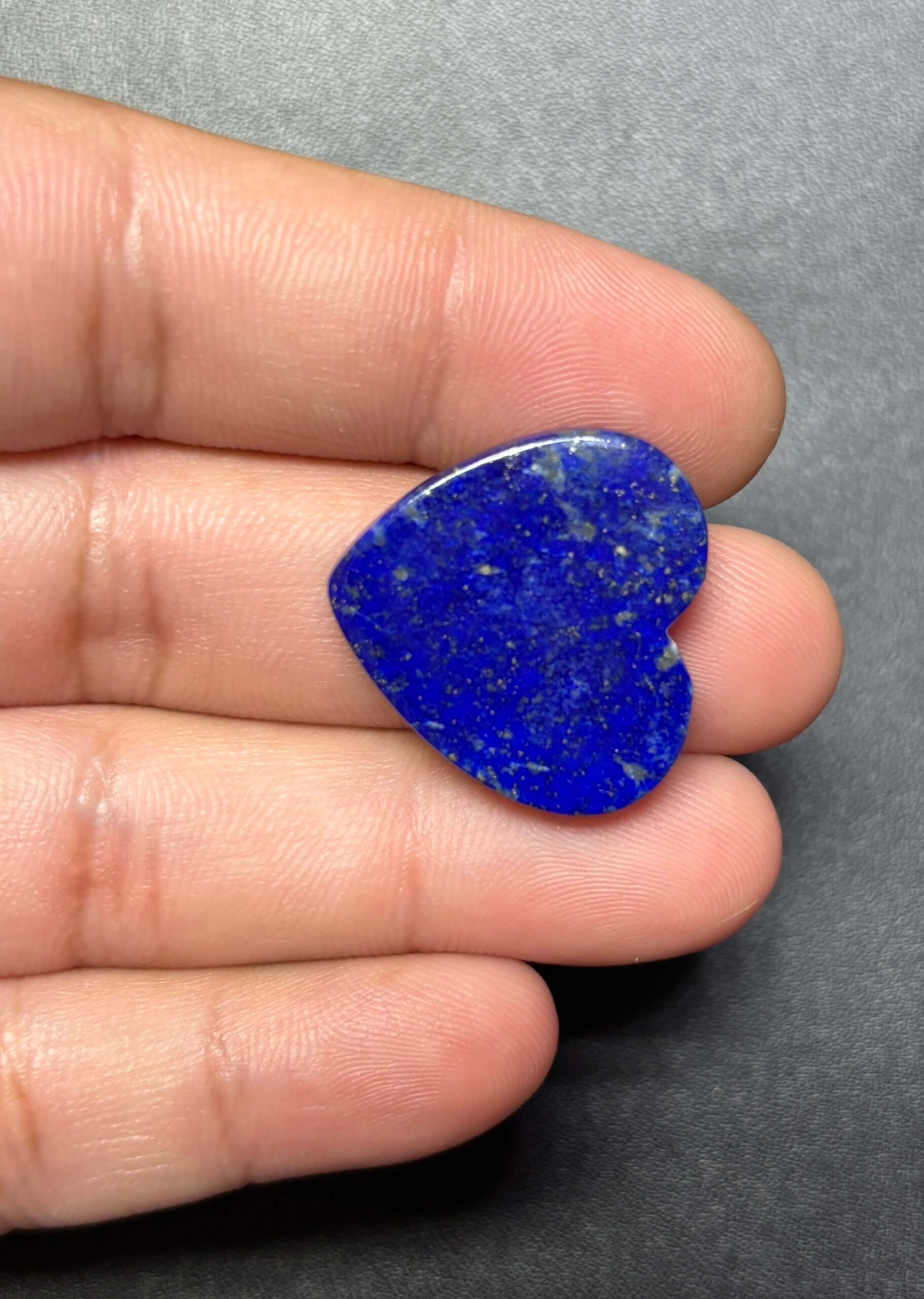 23mm Unique Lapis Lazuli Heart Stone - Image 2