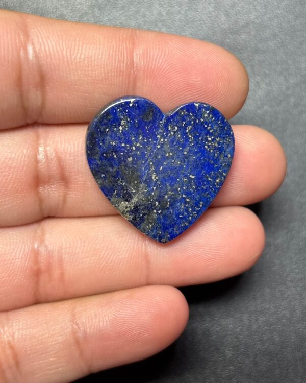 27mm Premium Lapis Lazuli Heart Cabochon