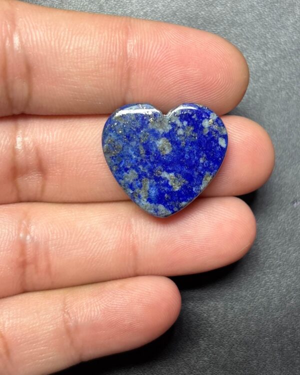 21mm Small Lapis Lazuli Heart Stone