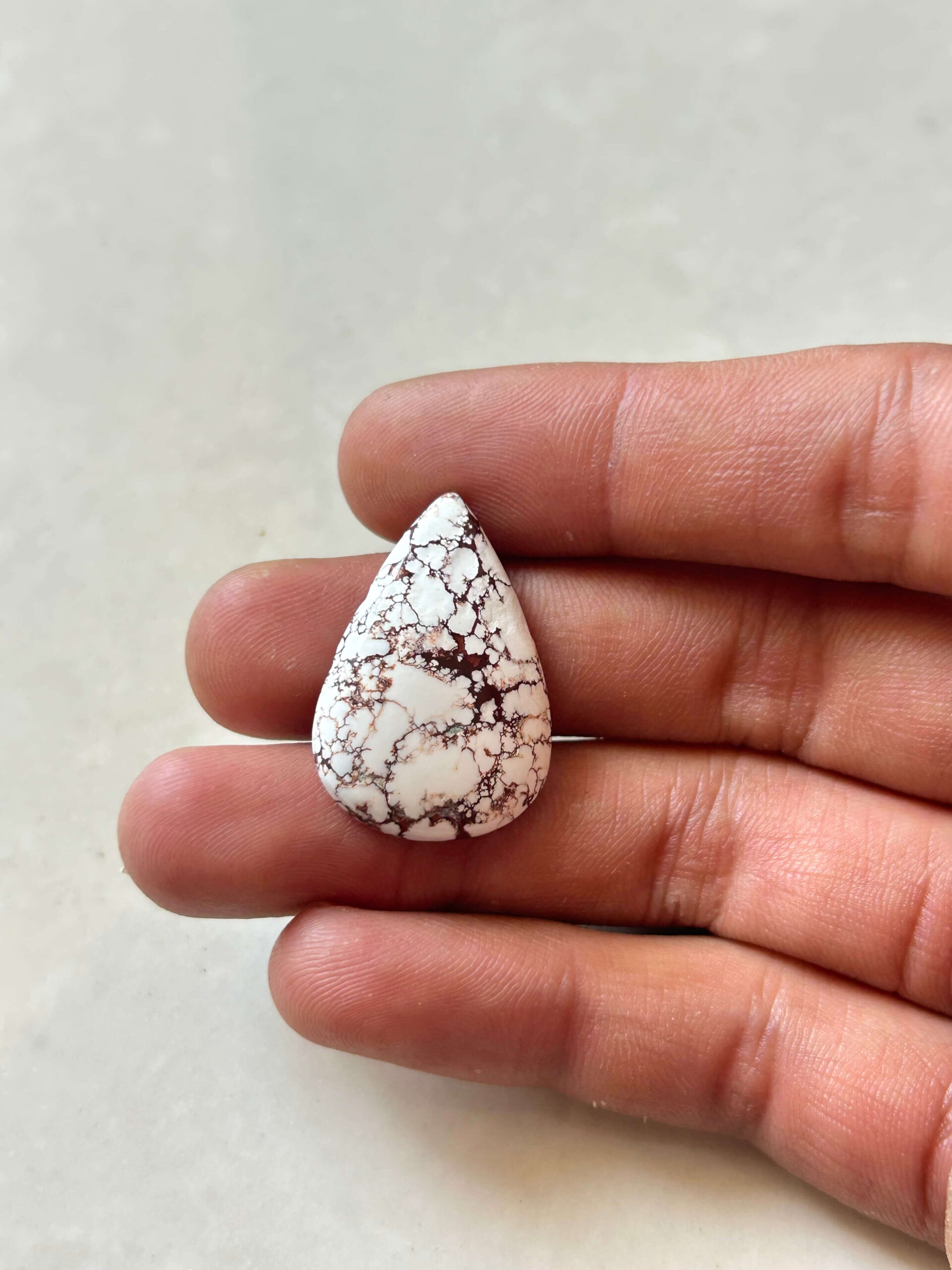 30mm Wild Horse Magnesite Cabochon