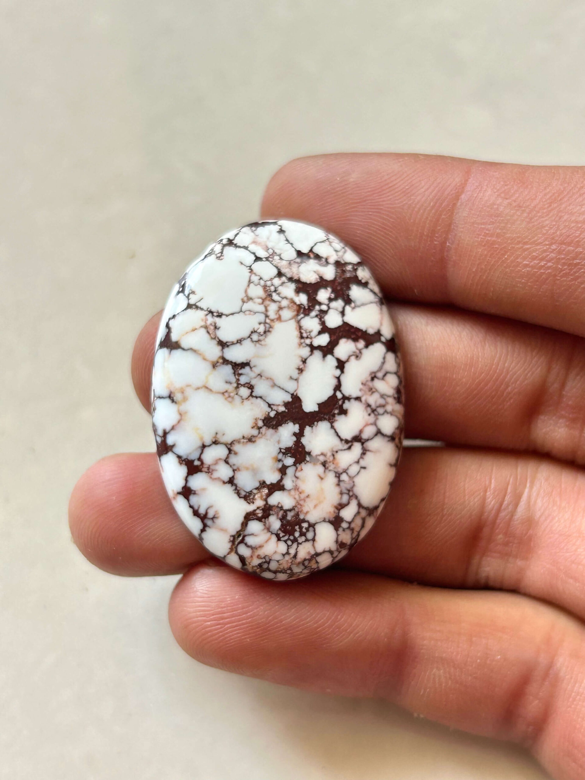 40mm Wild Horse Magnesite Cabochon