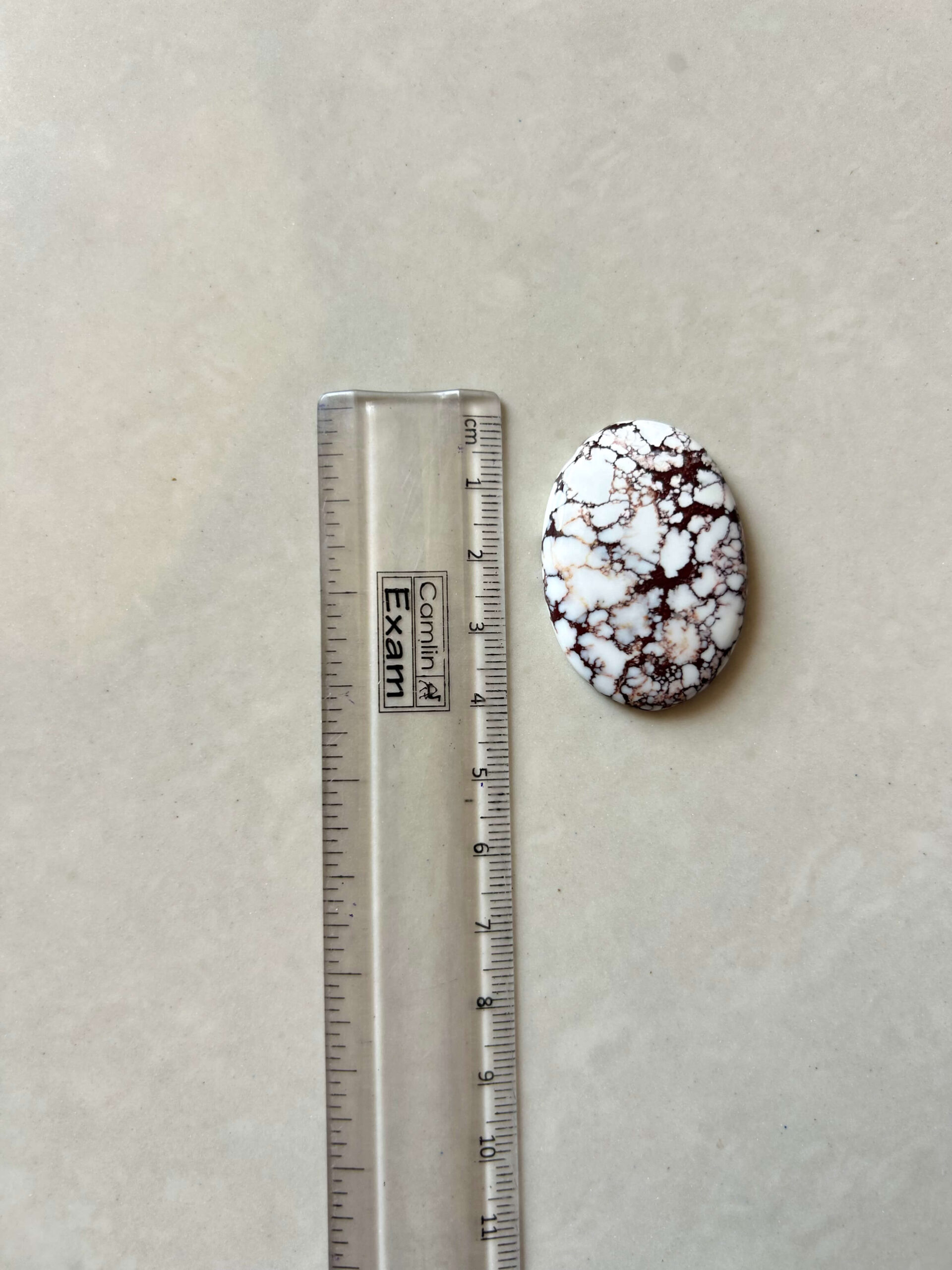40mm Wild Horse Magnesite Cabochon - Image 2