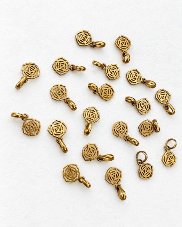 Root Chakra Brass Charm