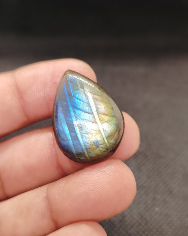 30mm Labradorite Cabochon for Macramé Pendants