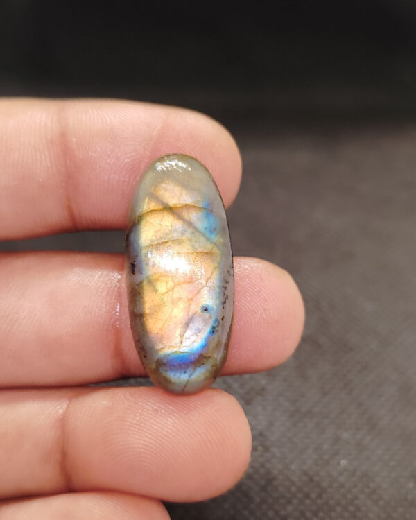 32mm Polished Natural Labradorite Cabochon
