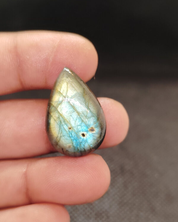 28mm Labradorite Cabochon for Macramé Pendants