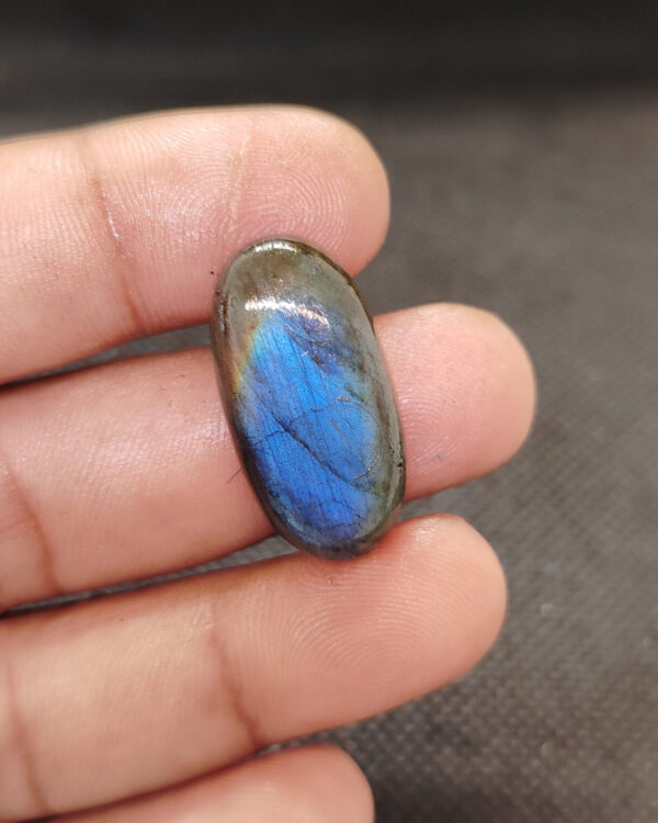 28mm Polished Natural Labradorite Cabochon