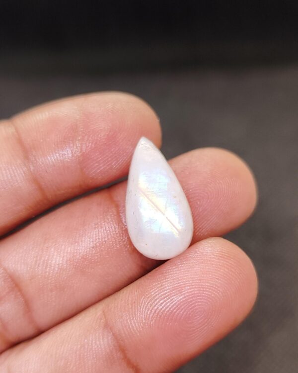 22mm Moonstone Cabochon with Elegant Flash