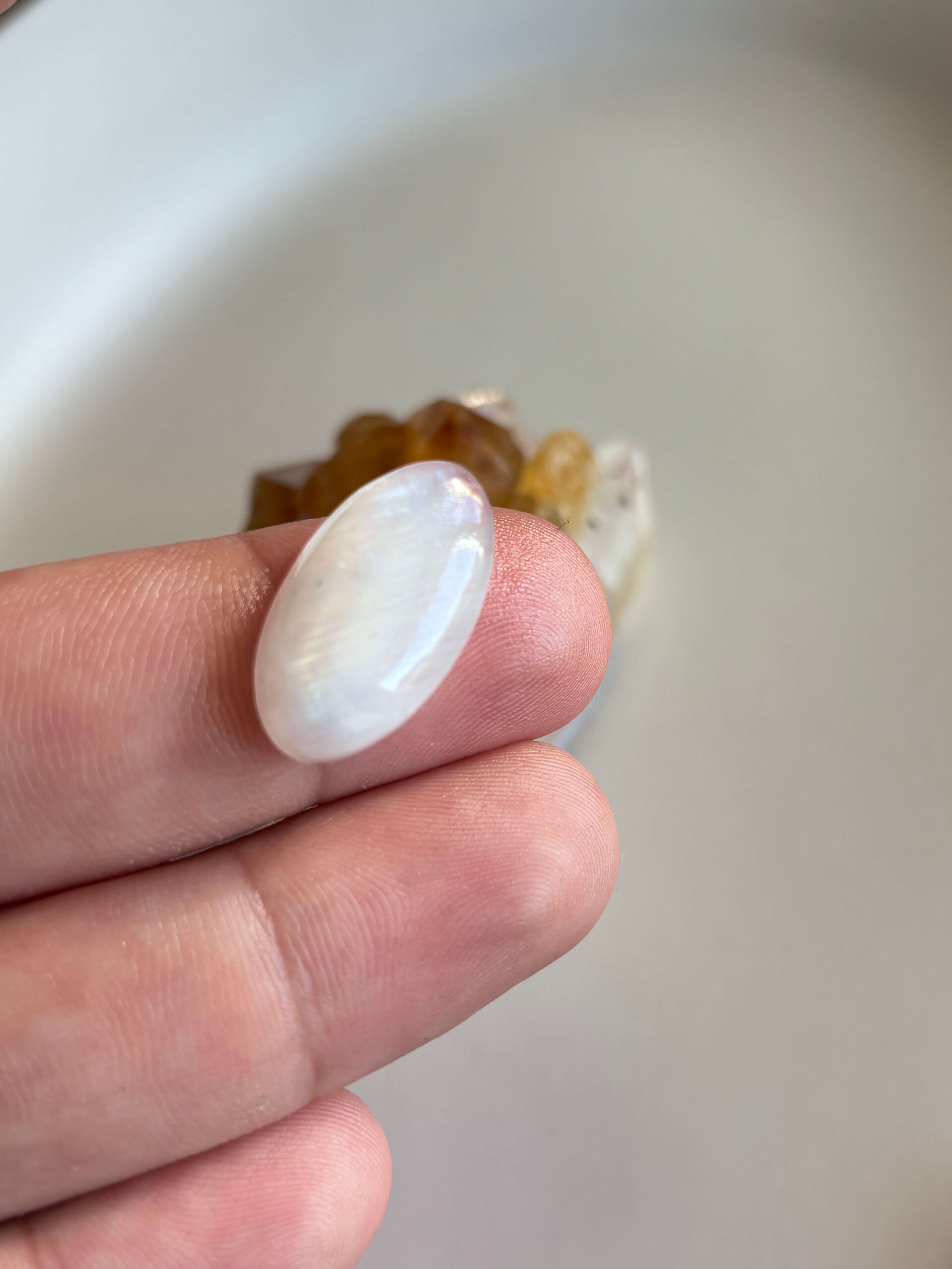 23mm Moonstone Gemstone for Creative Jewelry Designs - Image 2
