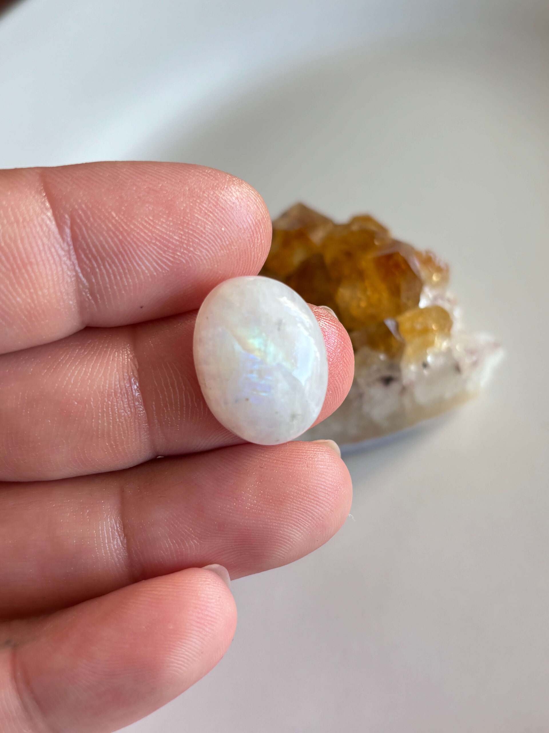 20mm Moonstone Cabochon for Jewelry Making - Image 2