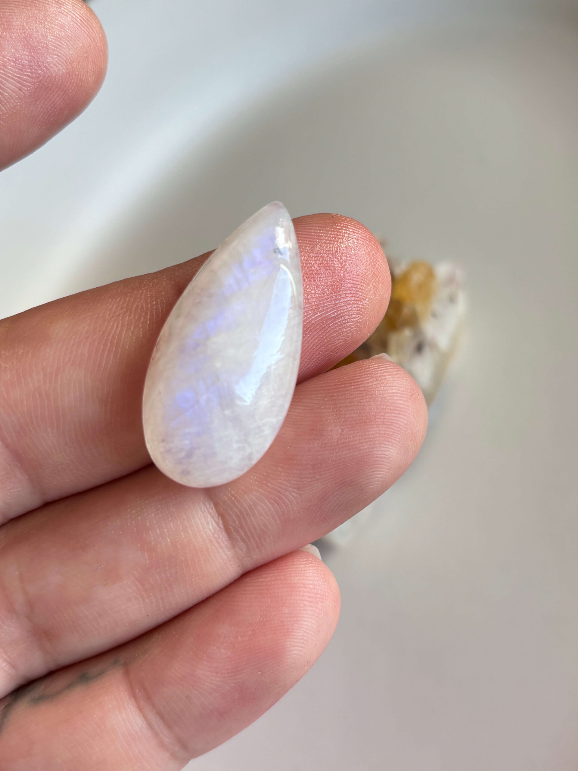 34mm Moonstone Cabochon for Statement Jewelry - Image 3