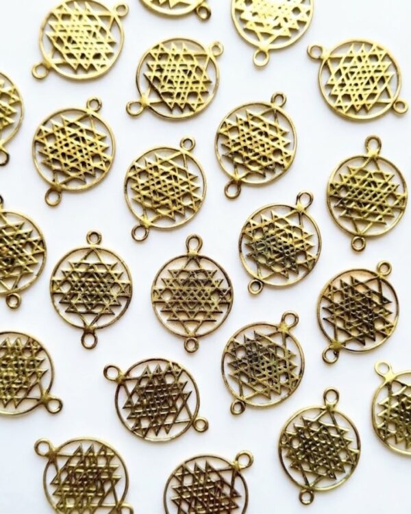 Sri Yantra Brass Connector