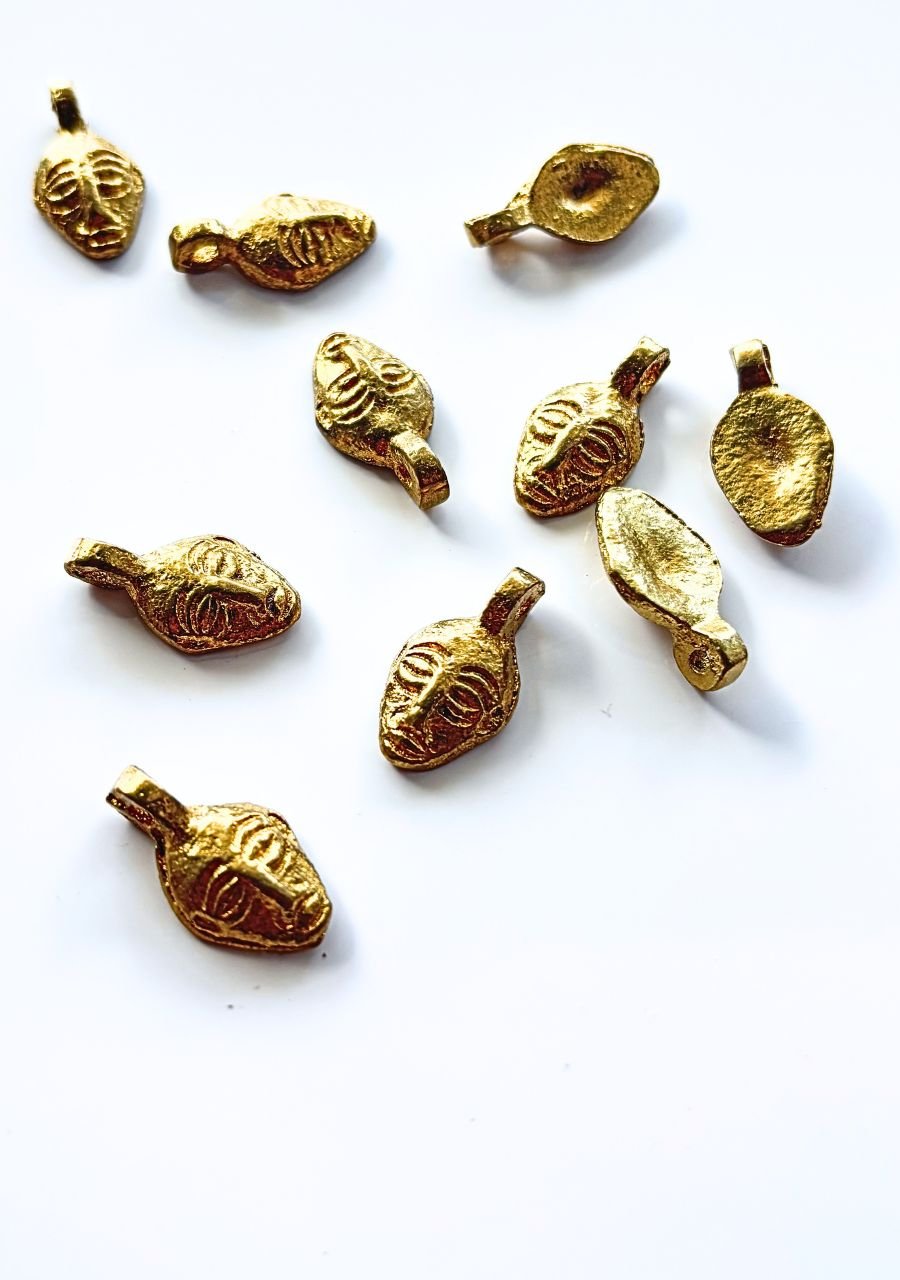 Mask Brass Charms – Pack of 5 Pieces - Image 6