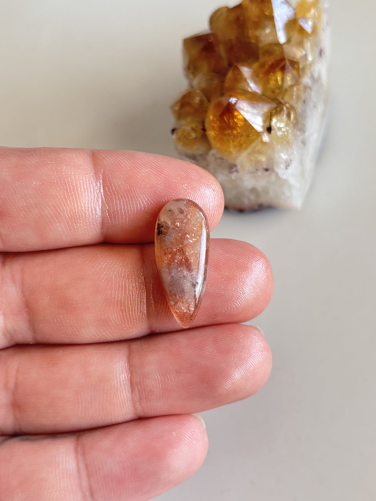 26mm Sunstone Cabochon for Creative Jewelry Designs - Image 2
