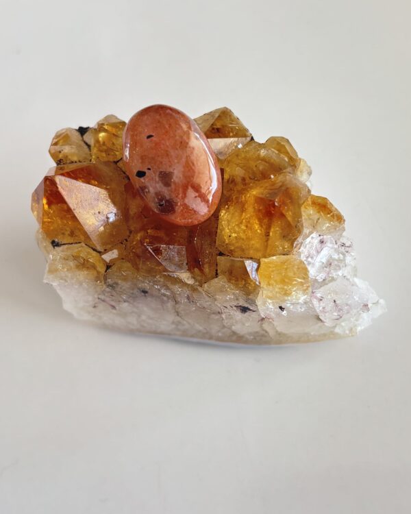 21mm Sunstone Cabochon for Wire Wrapping
