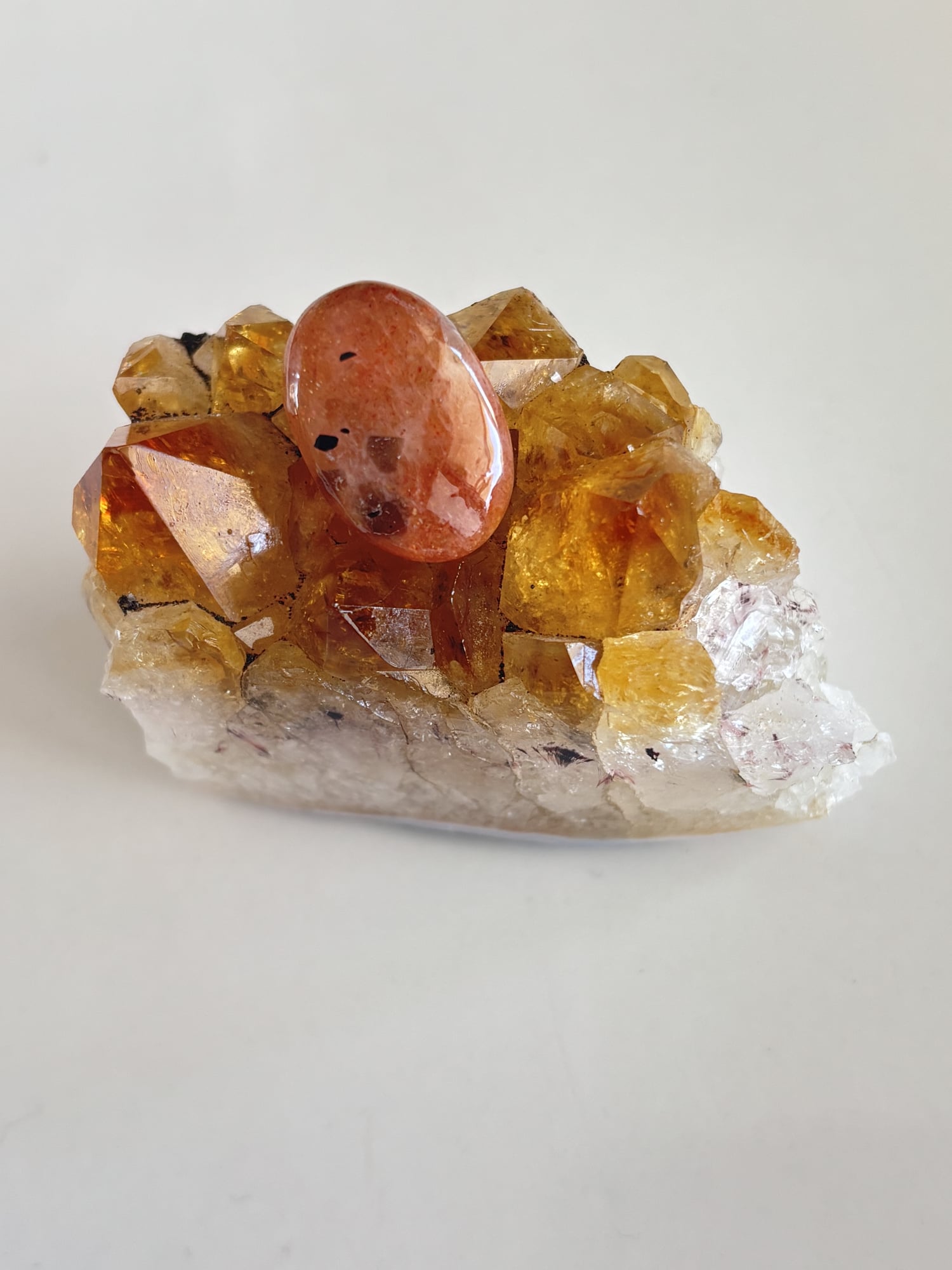 21mm Sunstone Cabochon for Wire Wrapping