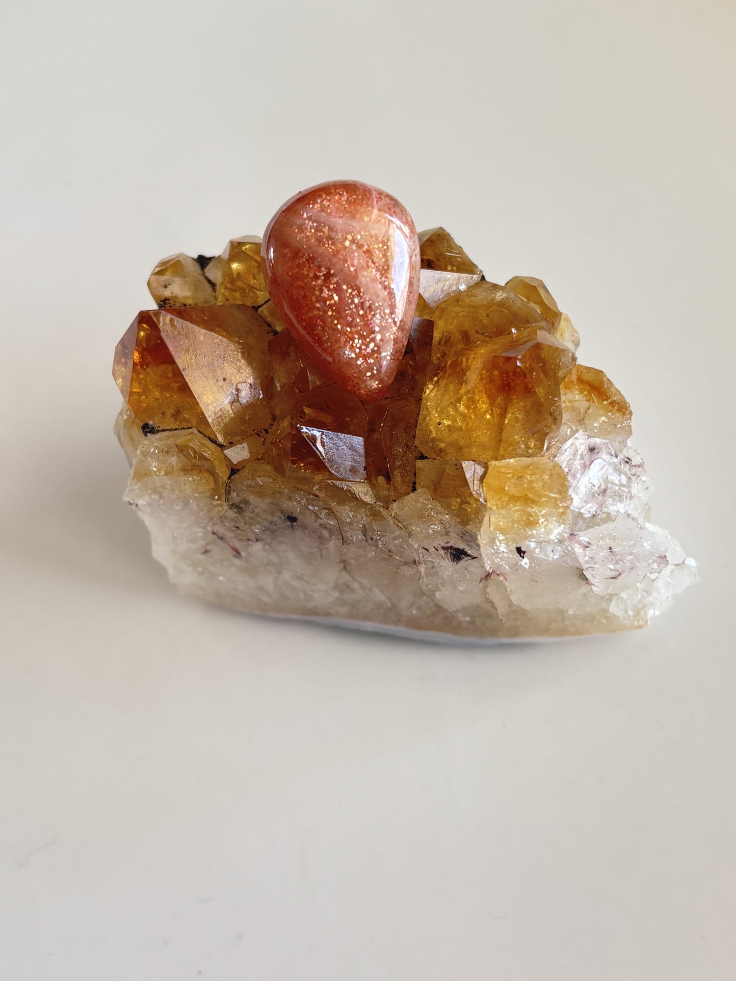 21mm Sunstone Cabochon for Handcrafted Accessories