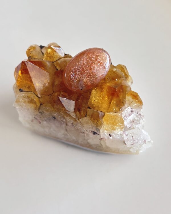 21mm Sunstone Gemstone Cabochon for Jewelry Making