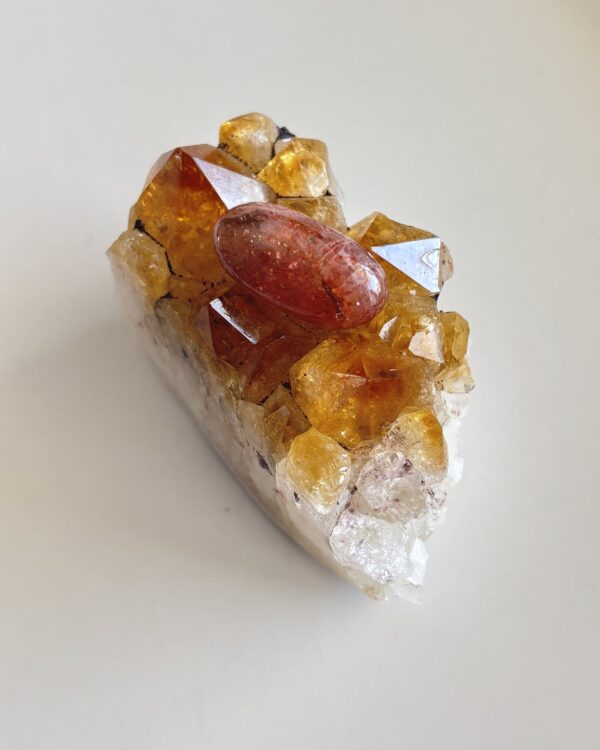 23mm Sunstone Cabochon for Macramé Jewelry