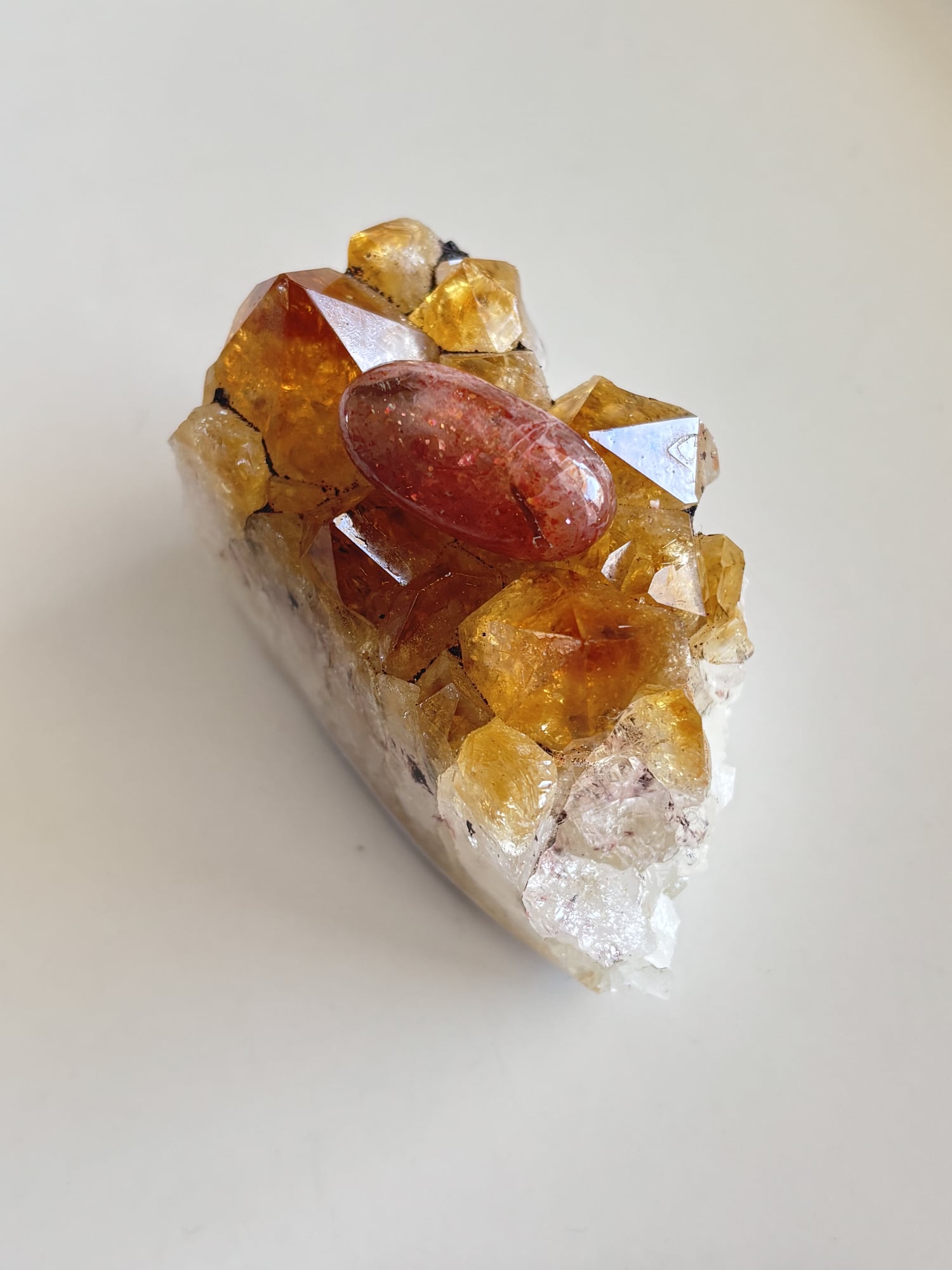 23mm Sunstone Cabochon for Macramé Jewelry