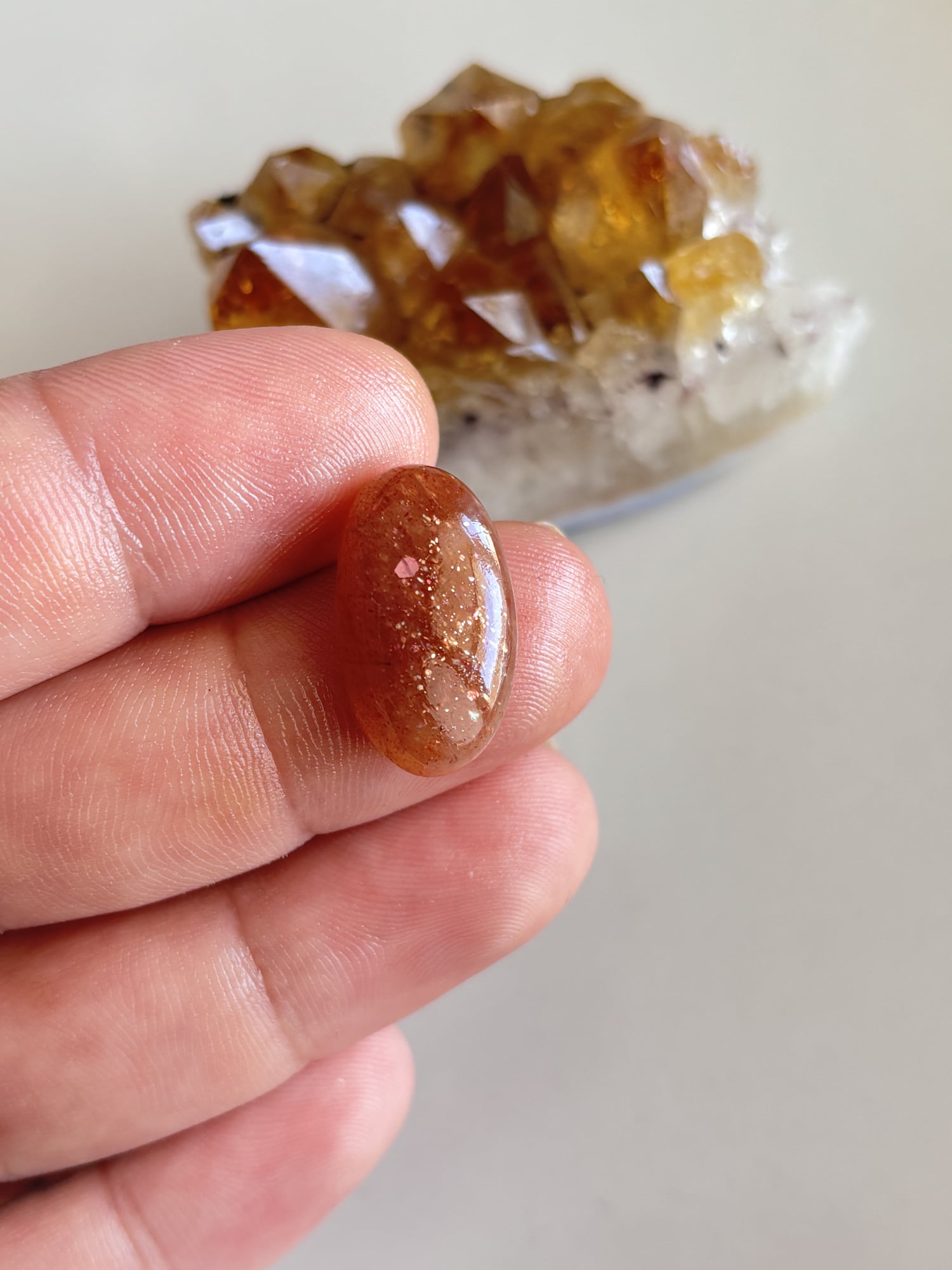 22mm Sunstone Cabochon for Creative Jewelry Designs - Image 2