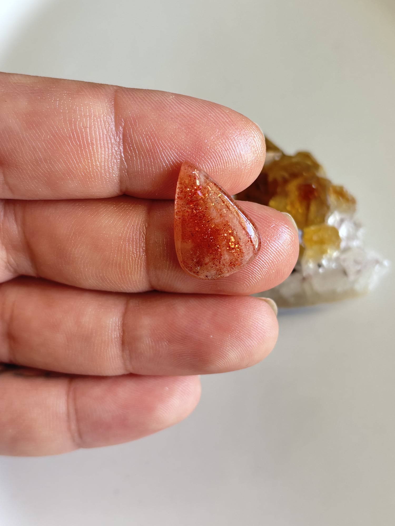 22mm Sunstone Cabochon for Pendant Settings - Image 2