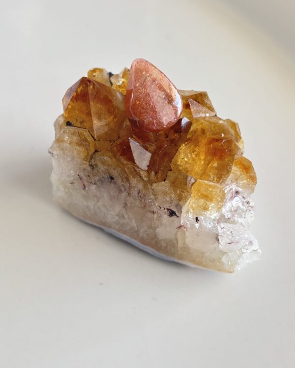 19mm Sunstone Cabochon for Macramé Jewelry